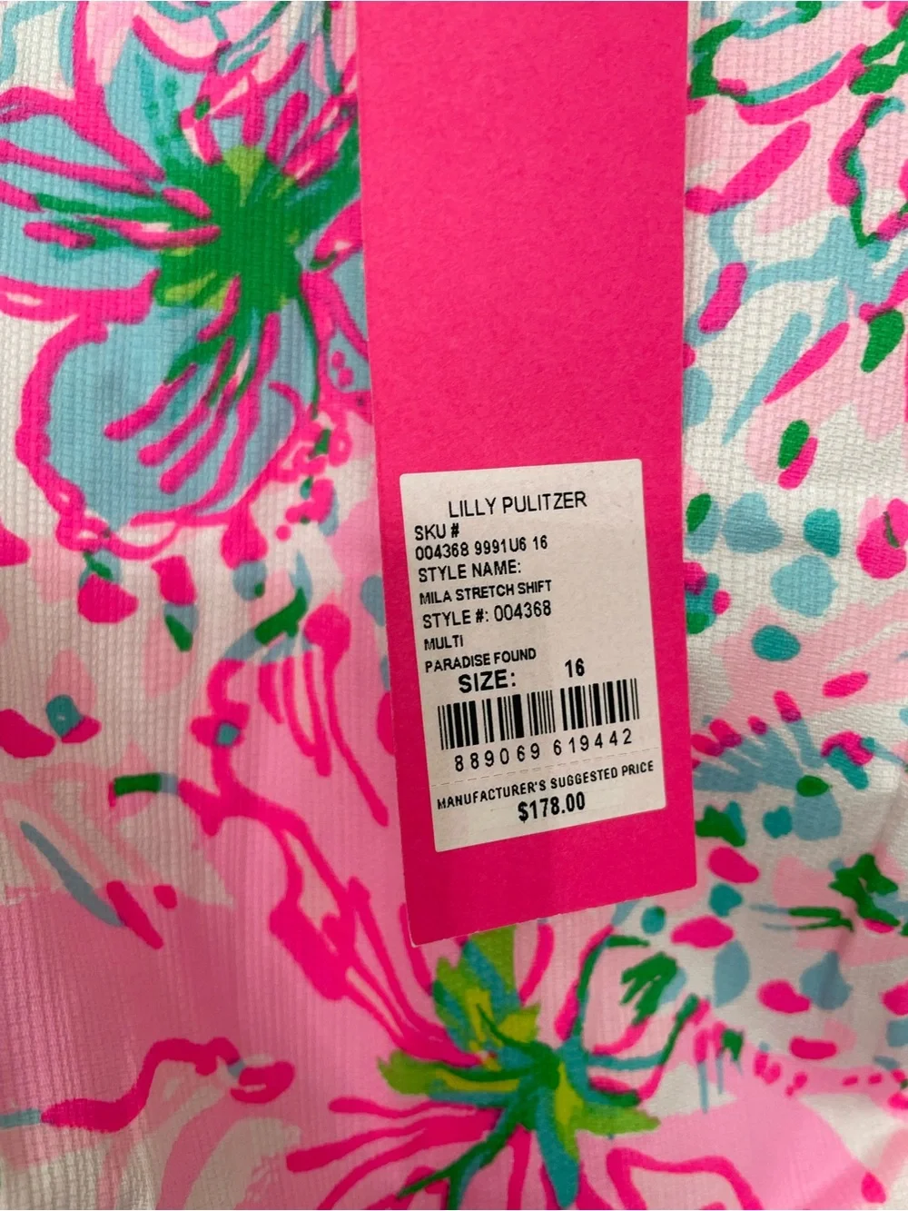 Lilly Pulitzer Mila Stretch Shift - Picture 5 of 5